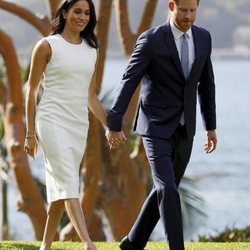 El Príncipe Harry y Meghan Markle en Admiralty House