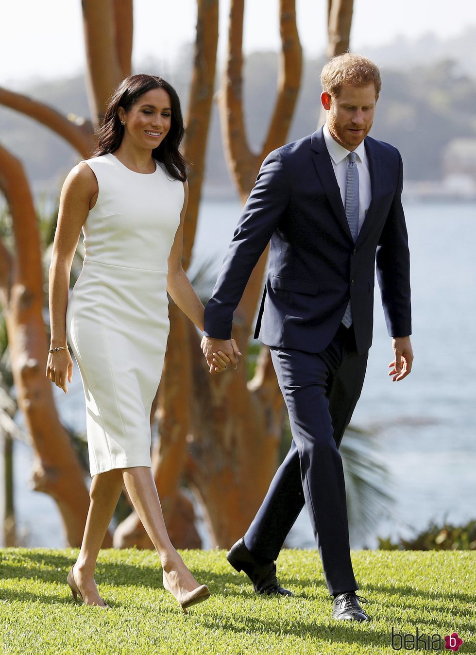 El Príncipe Harry y Meghan Markle en Admiralty House