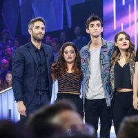 Carlos Right, Dave, Sabela y Noelia en la Gala 4 de 'OT 2018'