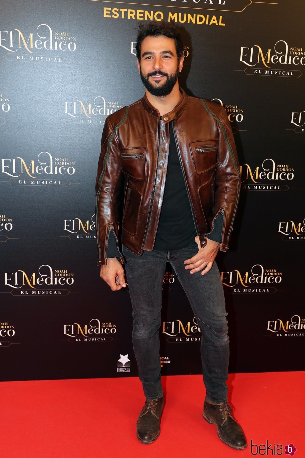 Antonio Velázquez en el estreno del musical de 'El médico' en Madrid