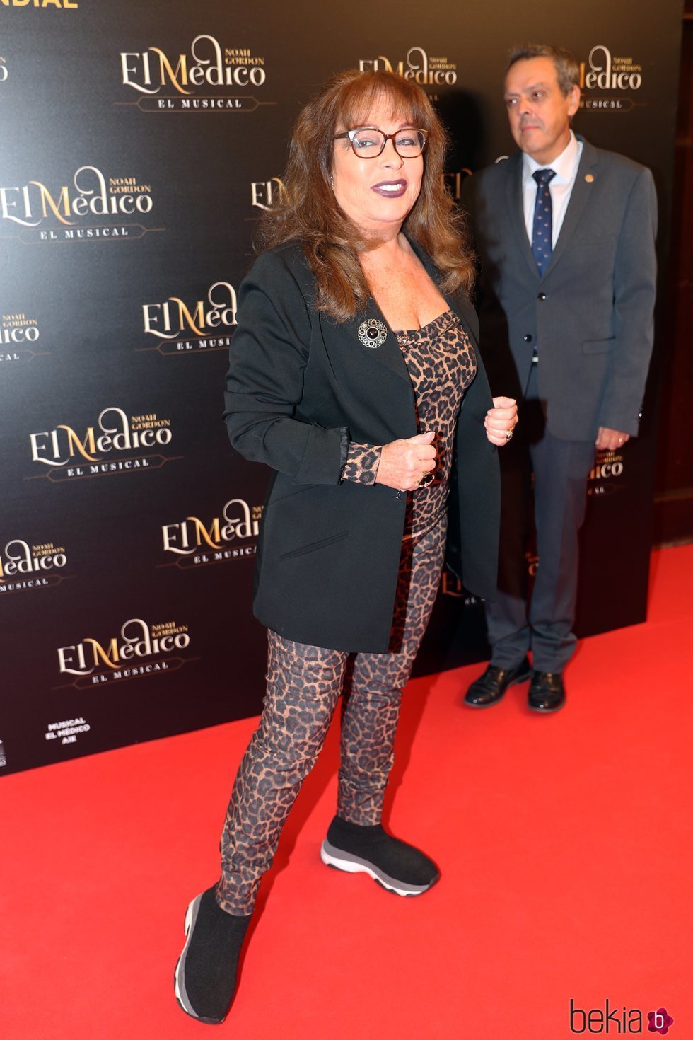 Massiel en el estreno del musical de 'El médico' en Madrid