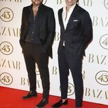 Álvaro Castejón y Arnaud Maillard en la alfombra roja de los Premios Harper's Bazaar Actitud 43 2018