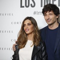 Sara Carbonero y Andrés Velencoso en la presentación de la nueva campaña de Cortefiel