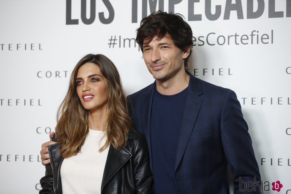 Sara Carbonero y Andrés Velencoso en la presentación de la nueva campaña de Cortefiel