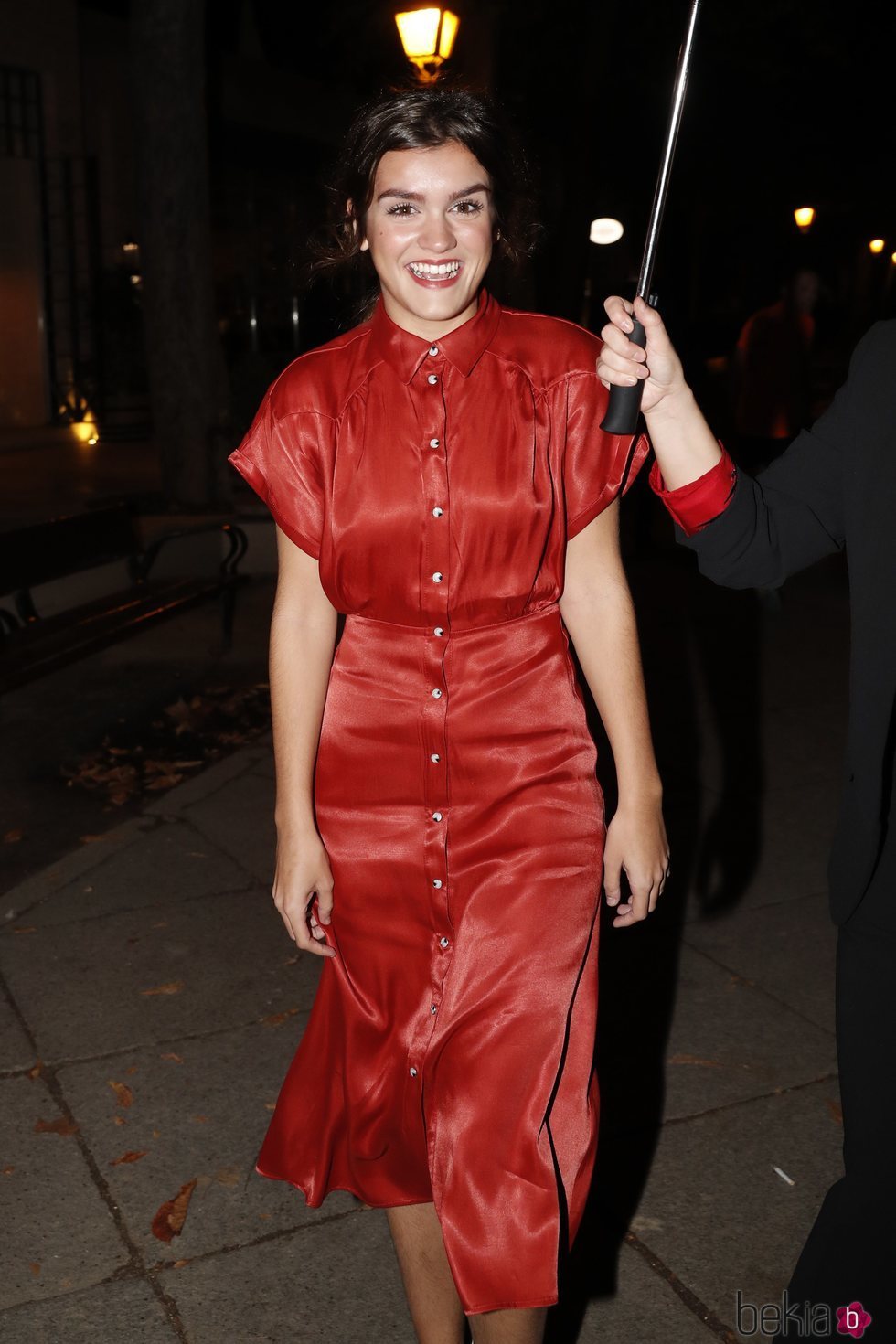 Amaia Romero llegando a los Premios Cosmopolitan 2018