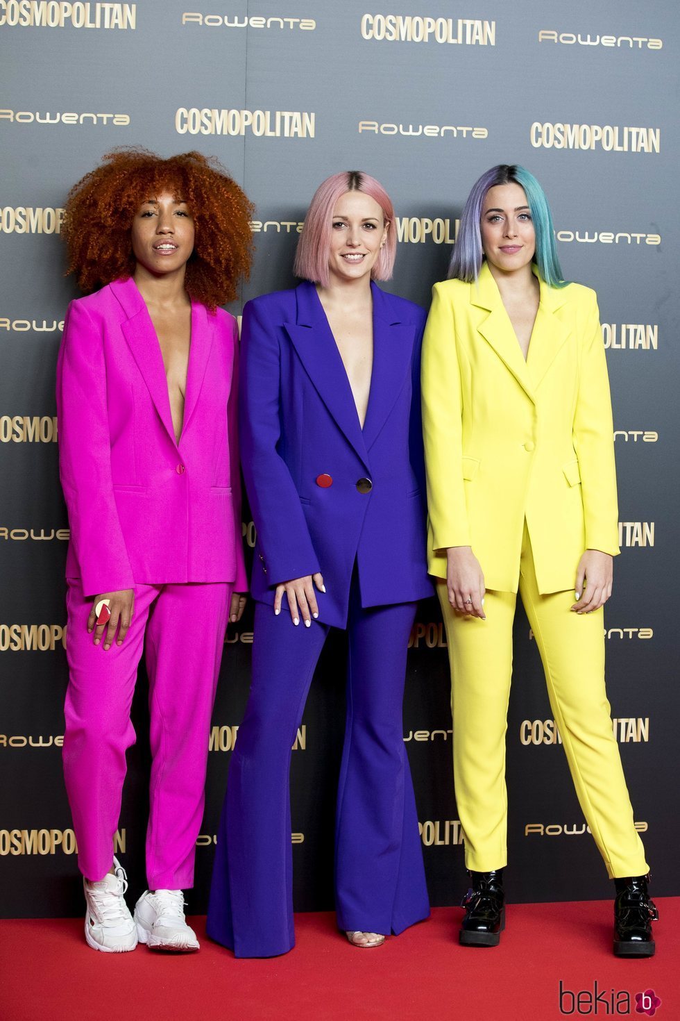 Sweet California en el photocall de los Premios Cosmopolitan 2018