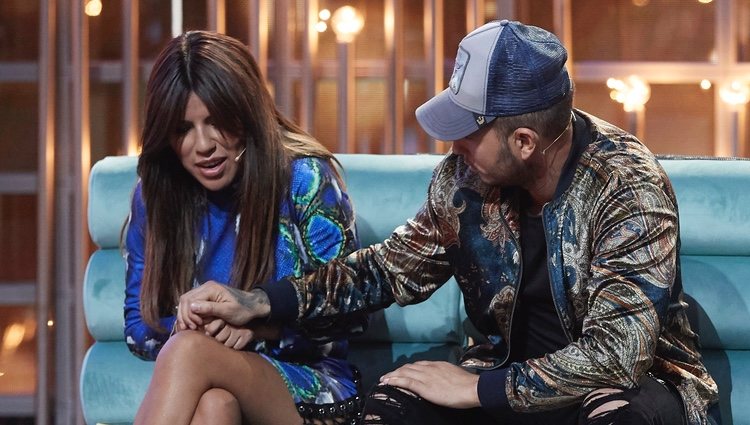 Omar Montes cogiéndole la mano a Chabelita Pantoja en la sexta gala de 'GH VIP 6'