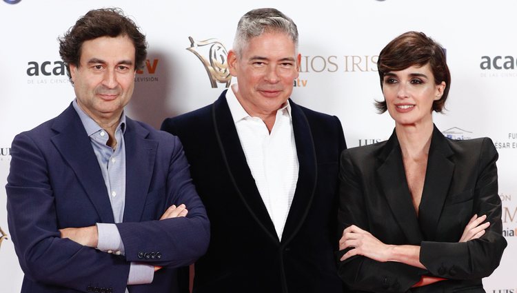 Pepe Rodríguez, Boris Izaguirre y Paz Vega en los Premios Iris 2018