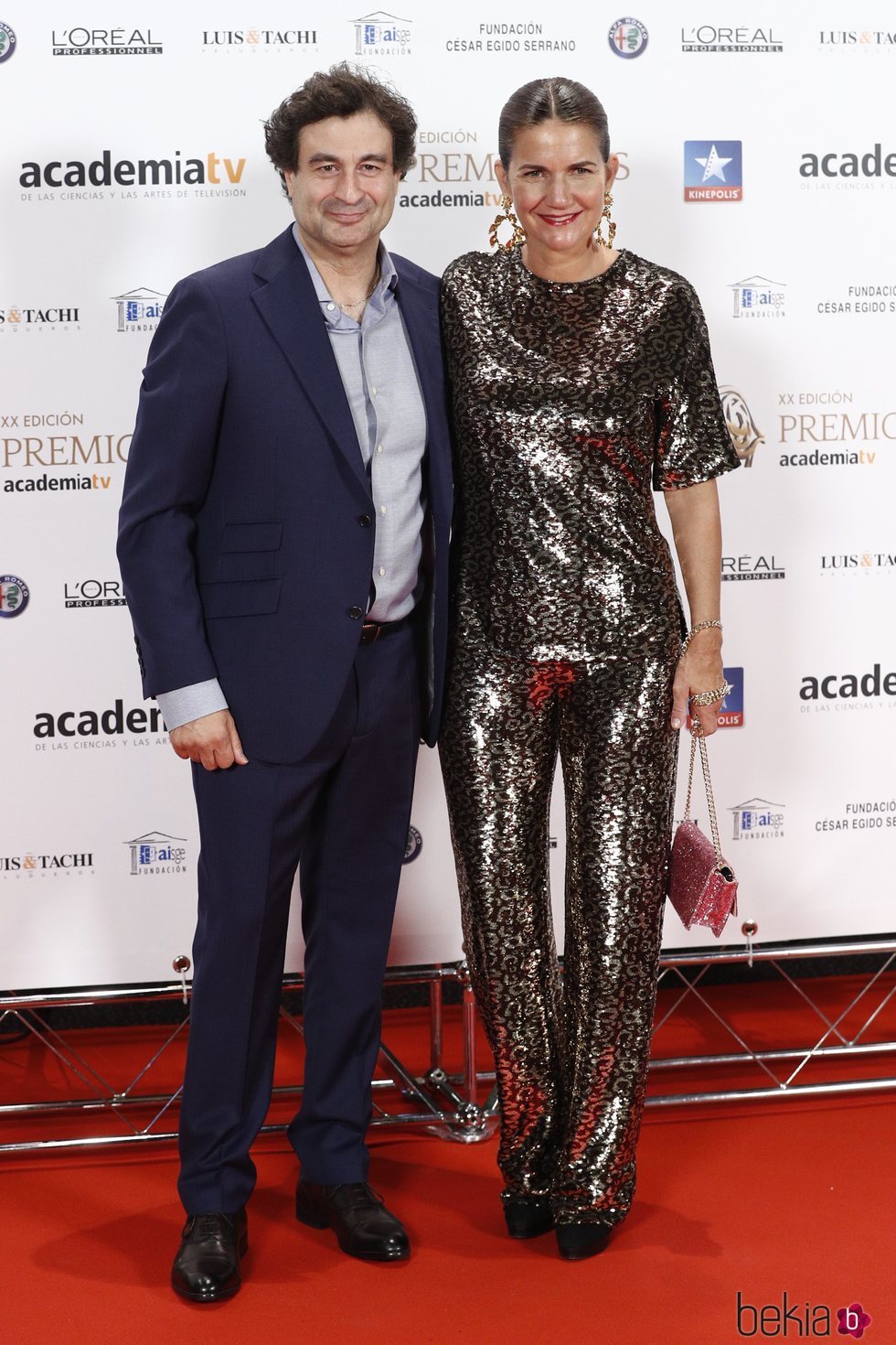 Pepe Rodríguez y Samantha Vallejo en los Premios Iris 2018