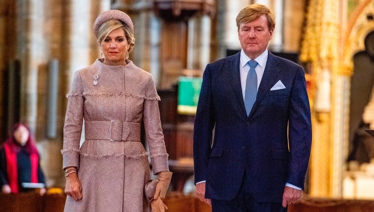 Guillermo Alejandro y Máxima de Holanda en la Abadía de Westminster