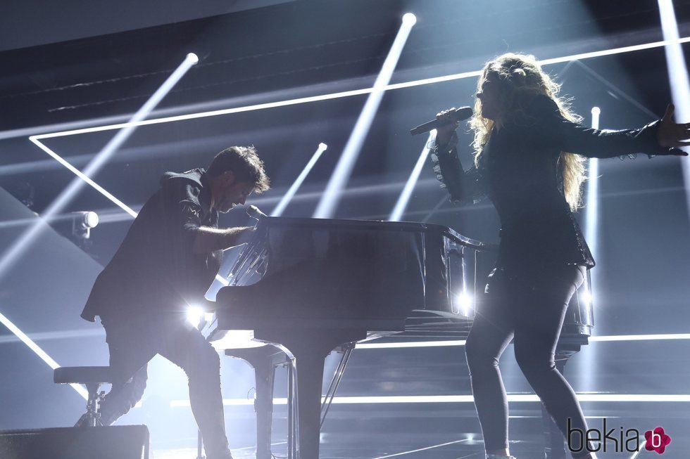 Pablo López y Miriam Rodríguez en la Gala 5 de 'OT 2018'