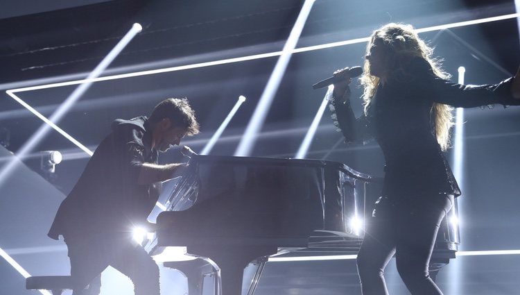 Pablo López y Miriam Rodríguez en la Gala 5 de 'OT 2018'