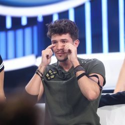 Carlos Right tras salvarse de su nominación en la Gala 5 de 'OT 2018'