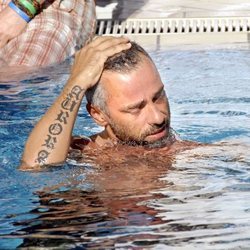 Eros Ramazzotti durante unas vacaciones en Milán