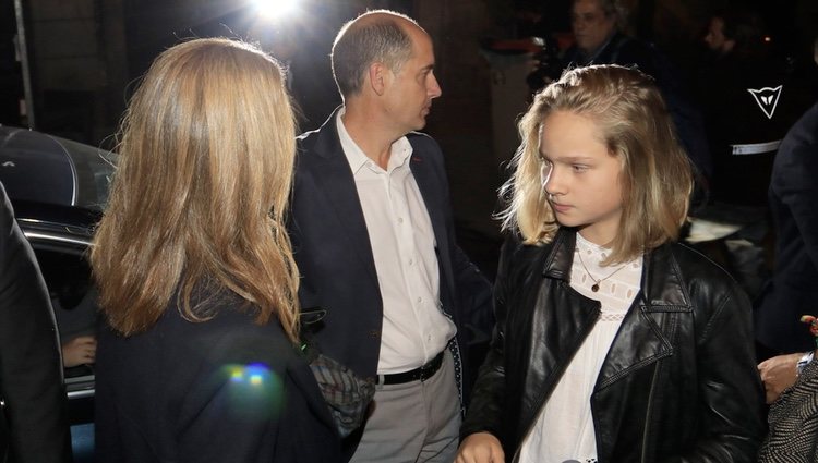 La Infanta Cristina y su hija Irene Urdangarin saliendo de ver el musical 'El médico'