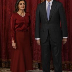 Los Reyes Felipe y Letizia en el desayuno de honor con el Presidente de la República Alemana