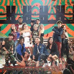 Los concursantes de 'OT 2018' durante la canción grupal de la Gala 5