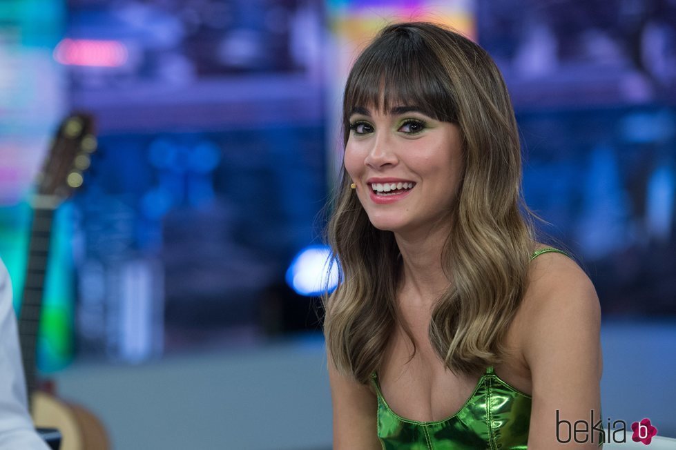 Aitana Ocaña, sonriente en 'El Hormiguero'