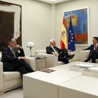 Richard Gere y Pedro Sánchez