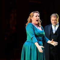 Emily Magee y Stuart Skelton actuando en la gala por el 70 cumpleaños del Príncipe Carlos de Inglaterra