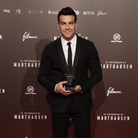 Mario Casas en el estreno de la película 'El fotógrafo de Mauthausen'