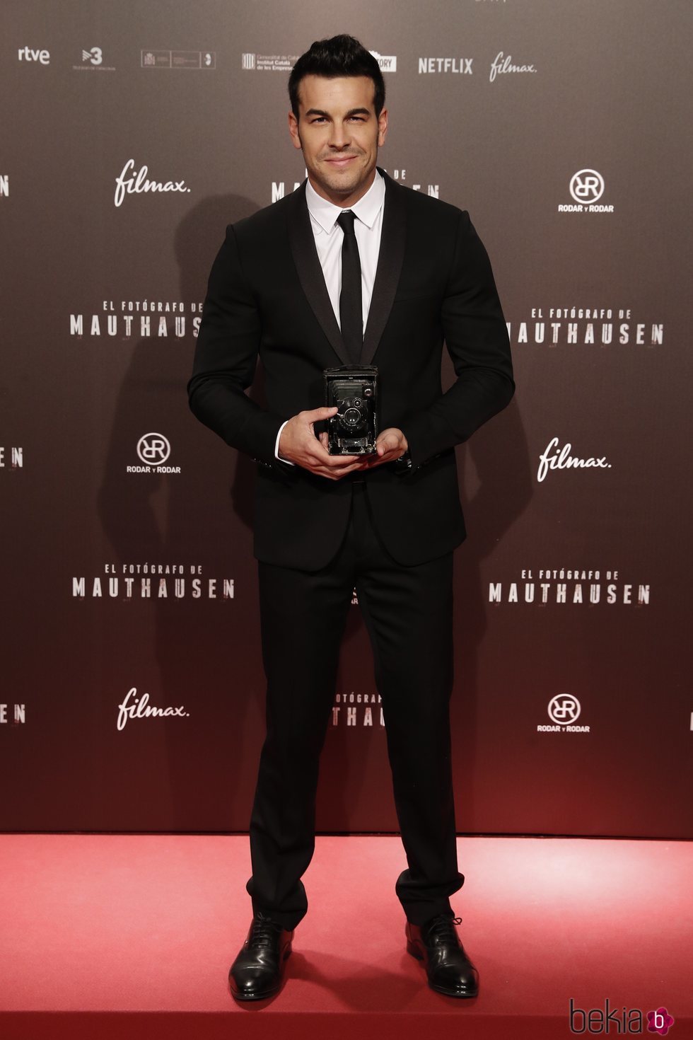 Mario Casas en el estreno de la película 'El fotógrafo de Mauthausen'