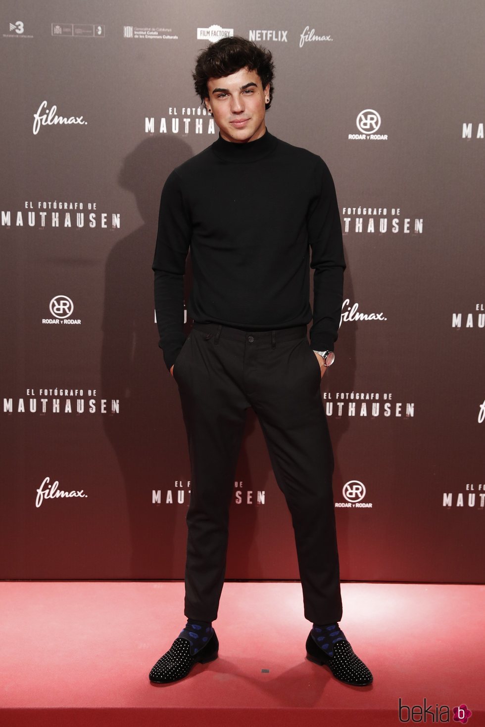 Óscar Casas en el estreno de la película 'El fotógrafo de Mauthausen'