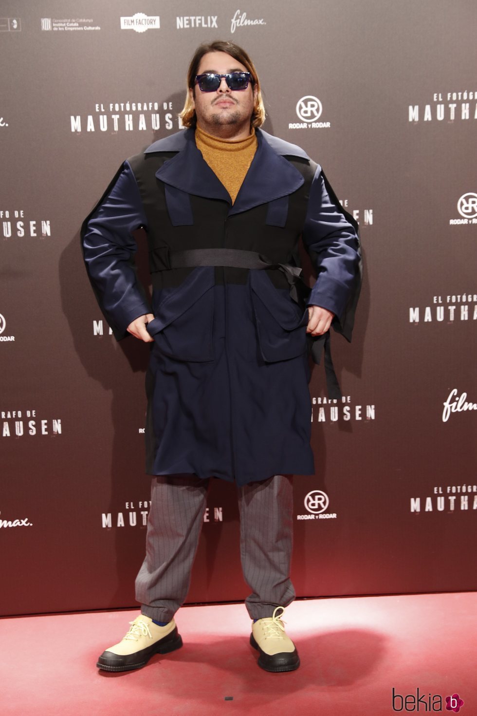 Brays Efe en el estreno de la película 'El fotógrafo de Mauthausen'