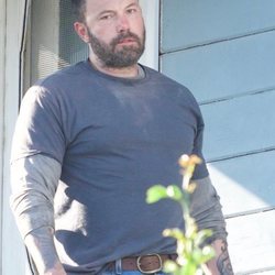 Ben Affleck en el set de rodaje de la serie 'City on a Hill'