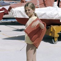 La Infanta Elena cuando era pequeña en Mallorca