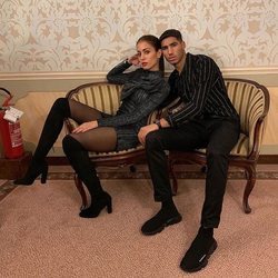 Hiba Abouk y Achraf Hakimi posan enamorados