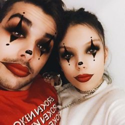 Alejandra Rubio y Álvaro Lobo preparados para Halloween