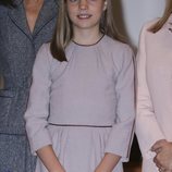 La Infanta Sofía en la lectura de la Constitución Española