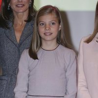 La Infanta Sofía en la lectura de la Constitución Española