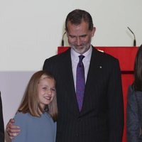 El Rey Felipe y la Princesa Leonor en la lectura de la Constitución Española