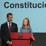 La Princesa Leonor lee el Artículo I de la Constitución Española