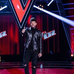 Pablo López en la presentación de 'La Voz'