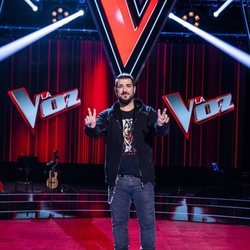 Antonio Orozco en la presentación de 'La Voz'