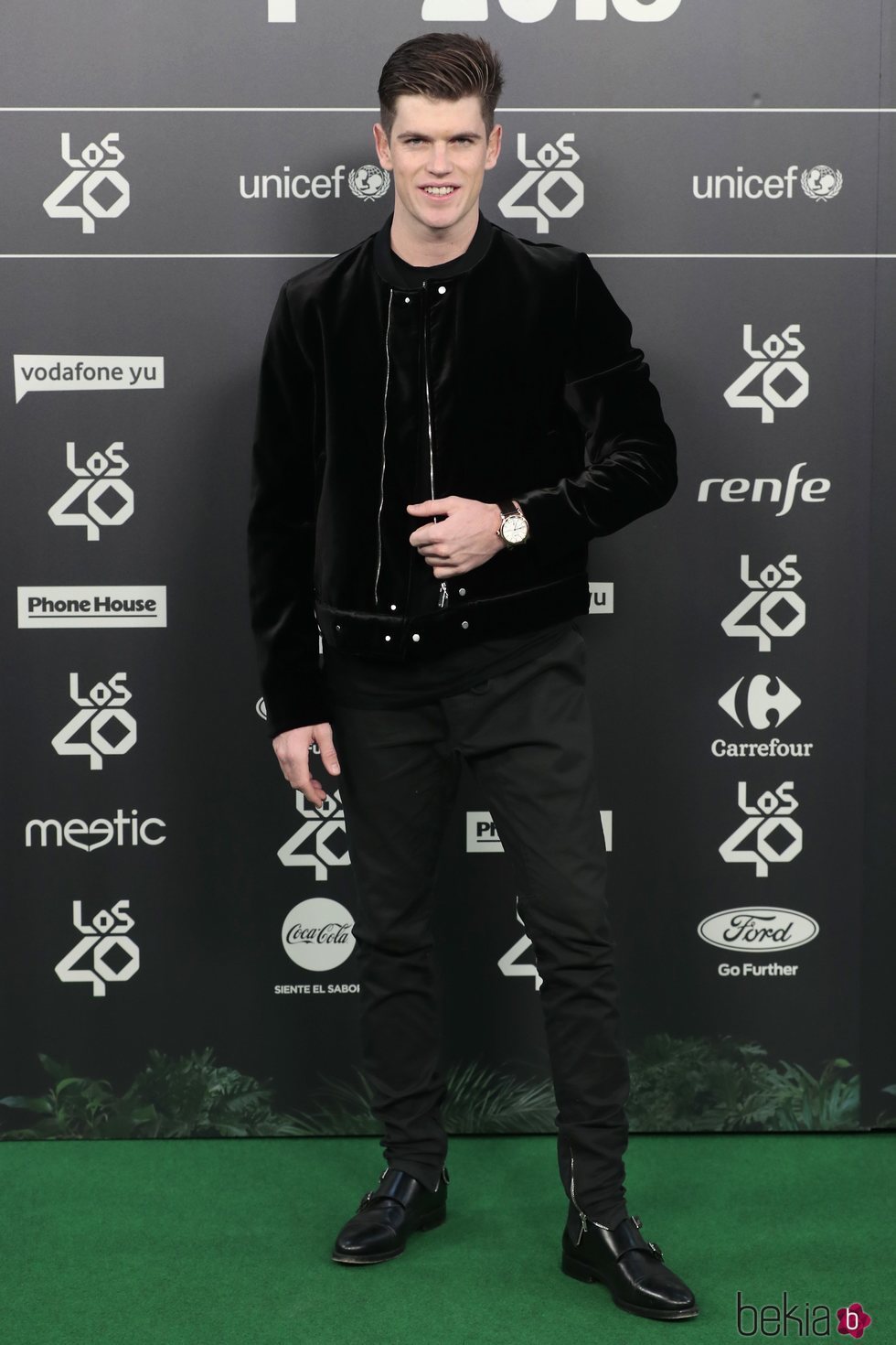 Miguel Bernardeau en la alfombra roja de los 40 Music Awards 2018