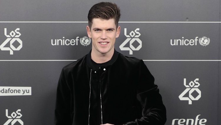 Miguel Bernardeau en la alfombra roja de los 40 Music Awards 2018