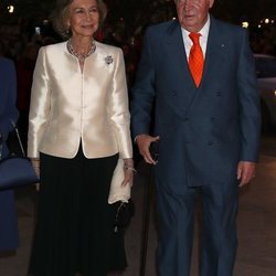 El Rey Juan Carlos y la Reina Sofía en el concierto por su 80 cumpleaños