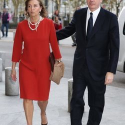 Alberto Ruiz Gallardón y su mujer, María del Mar Utrera en el concierto por el 80 cumpleaños de la Reina Sofía