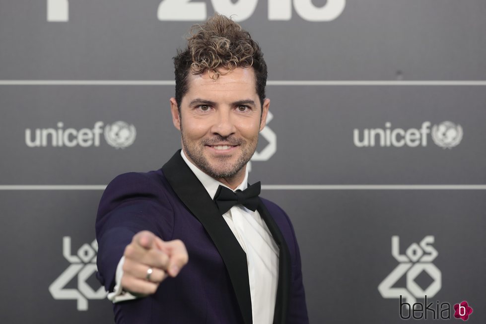 David Bisbal en Los 40 Music Awards 2018