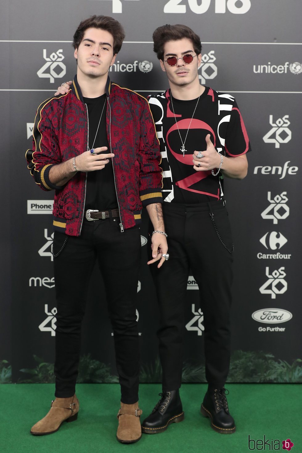 Gemeliers en Los 40 Music Awards 2018