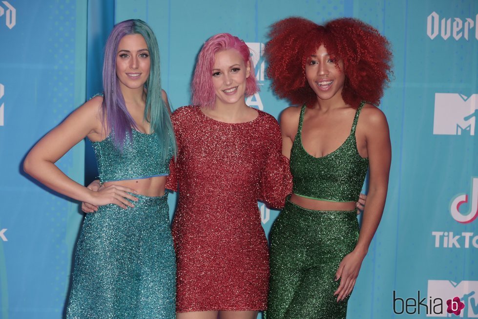 Sweet California en la alfombra de los MTV EMAs 2018 de Bilbao