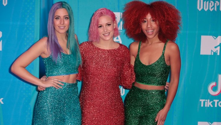 Sweet California en la alfombra de los MTV EMAs 2018 de Bilbao