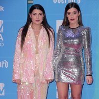 Dulceida y Alba Paul Ferrer en la alfombra de los MTV EMAs 2018 de Bilbao