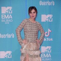 Nadia de Santiago en la alfombra de los MTV EMAs 2018 de Bilbao