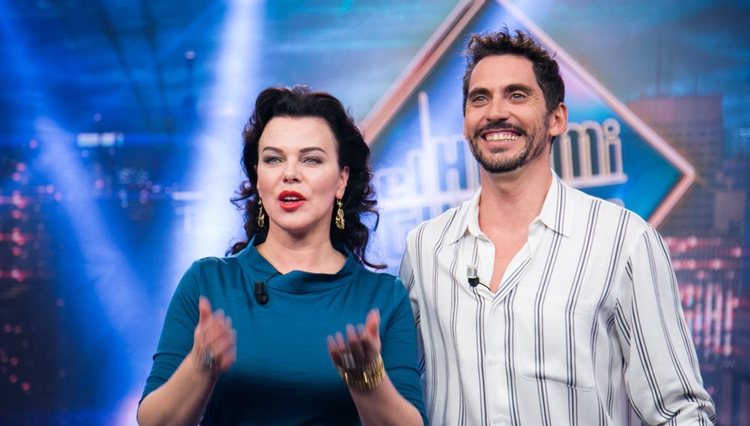 Paco León y Debi Mazar en 'El Homriguero'