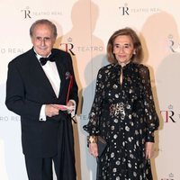 Jaime Peñafiel y su esposa en la Gala Anual Teatro Real 2018